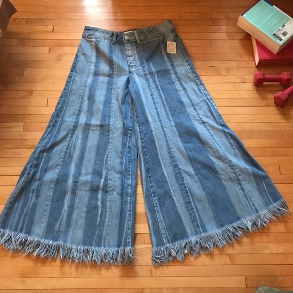 Free People Denim - Free People Wide Leg Jeans Size 30 NWT